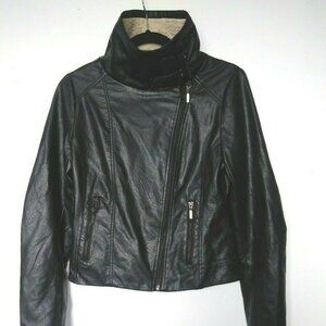 Yoki New York Vegan leather jacket biker/moto